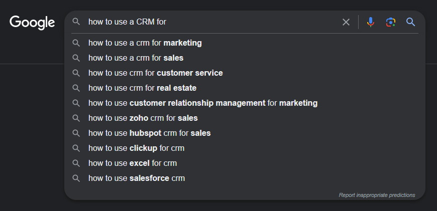 how to use a crm for
